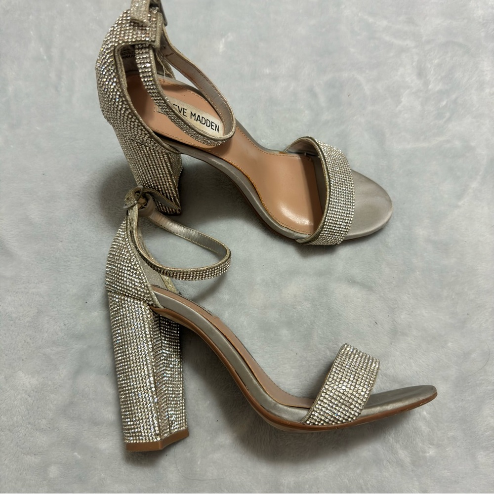 Steve Madden Crystal Heels sz 7.5